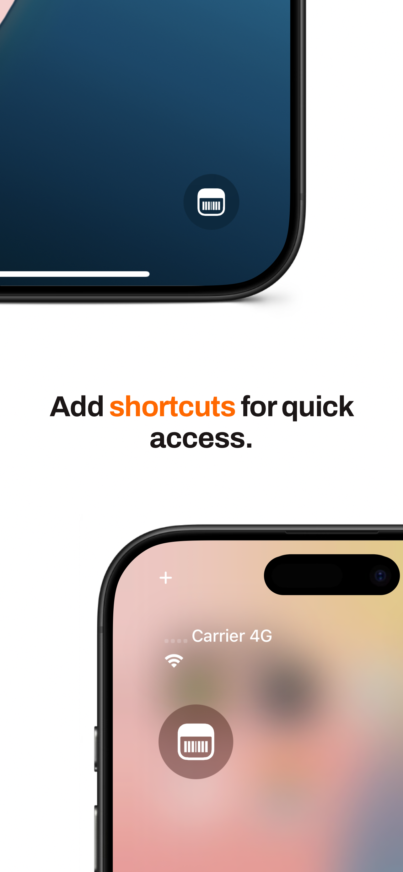 Lock-screen shortcuts